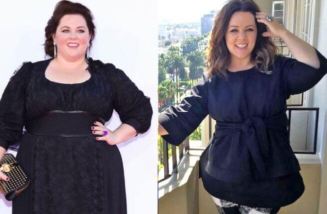 Melissa McCarthy then and now.